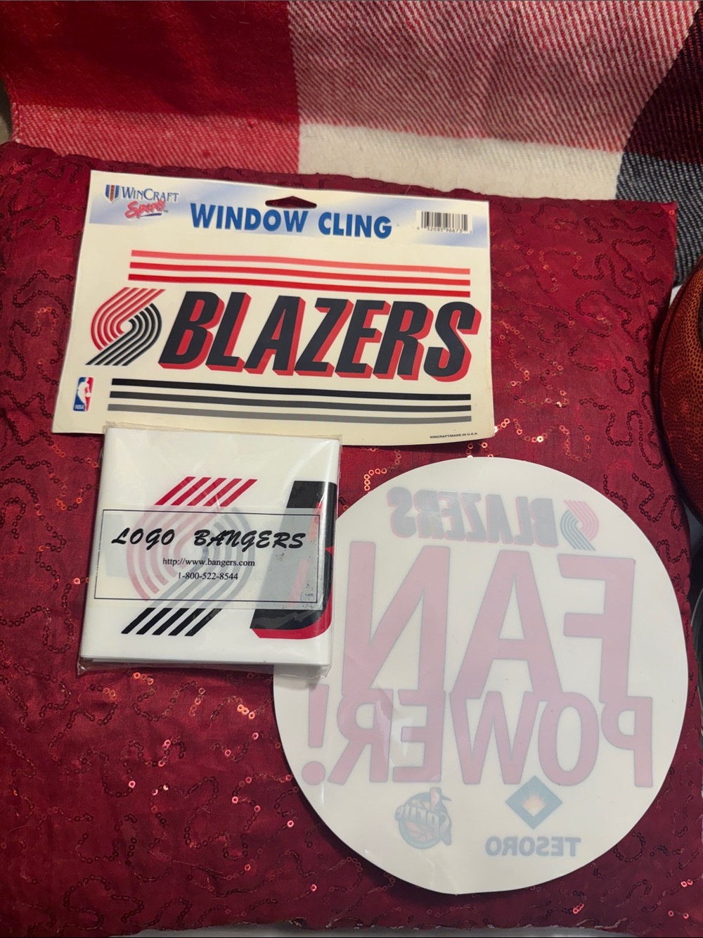NWT Vintage Trailblazers bundle of fan gear. Circa late 1990’s to early 2000’s.